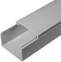 Кабель-канал Промрукав 60x40мм (2000мм) серый (уп. 40м). картинка